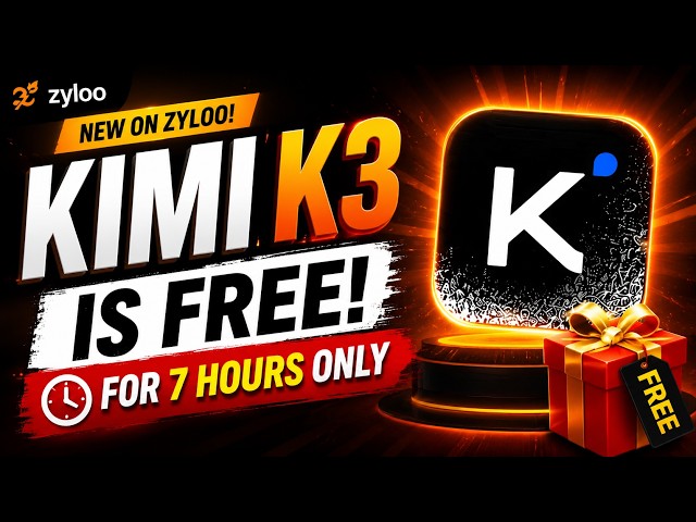 Kimi K3 FREE for 7 Hours! 🔥 Best AI Coding Model to Replace Claude Code?