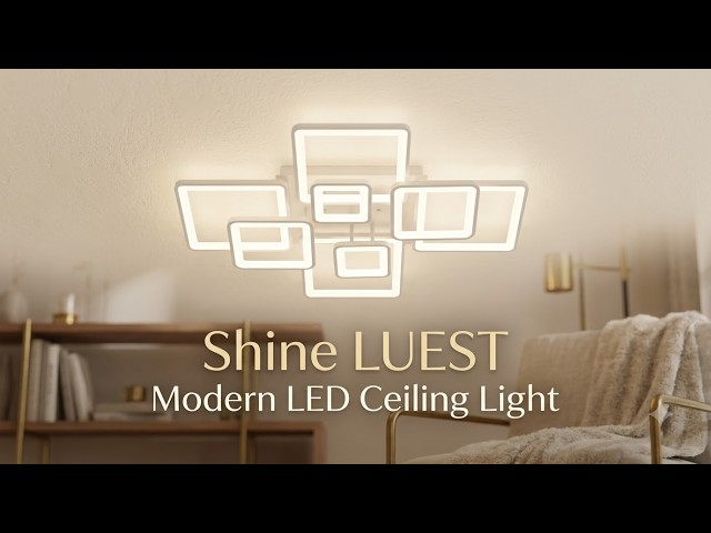 Shine LUEST Modern LED Ceiling Light - Review