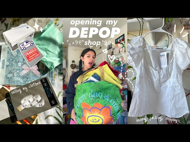 STARTING MY DEPOP SHOP [selling my clothes!]