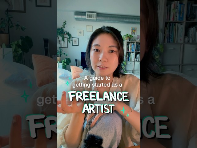 Kick start your career as a freelance artist! 💪🩶 #freelance #artist #fulltimeartist #arttutorial