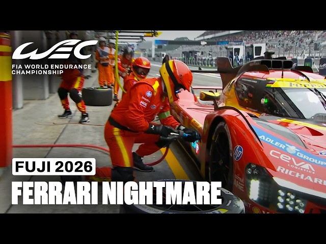 Ferrari Pit Nightmare Ends Podium Hopes at Fuji | 6 Hours of Fuji 2026 | FIA WEC