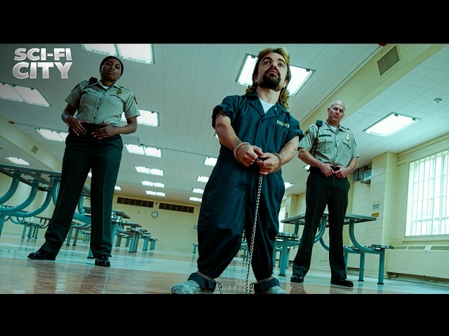 Recruiting the Fire Blaster From Prison | Pixels (Peter Dinklage, Adam Sandler)