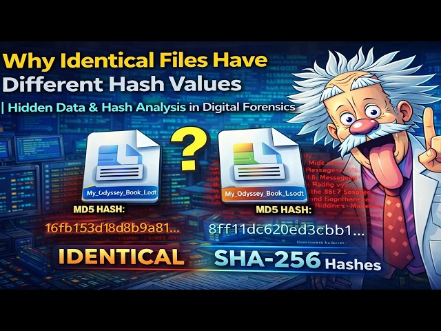 Why Identical Files Have Different Hash Values | Hidden Data & Hash Analysis in Digital Forensics
