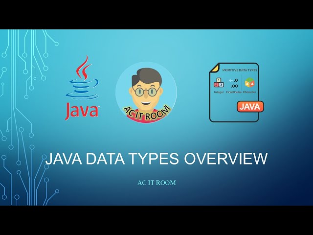 Java Data Type Overview