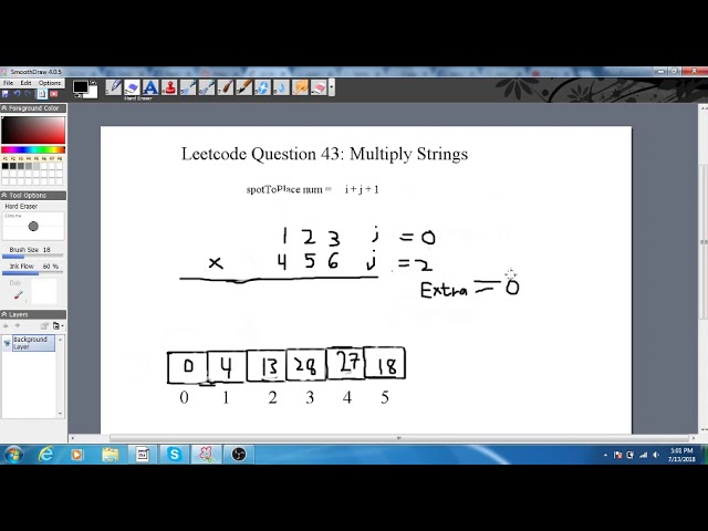 Leetcode Question 43. Multiply Strings Solution (With Code)