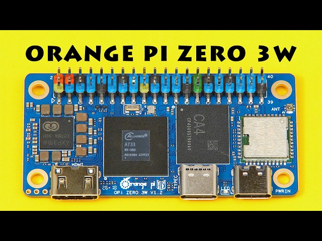 Orange Pi Zero 3W: Octa Core Arm SBC