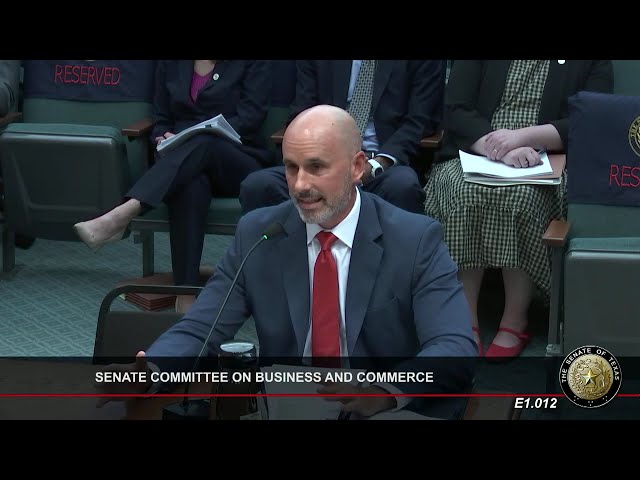 TX Senate Business & Commerce — Charge 2: 765kV Lines & Property Rights (July 29, 2026)