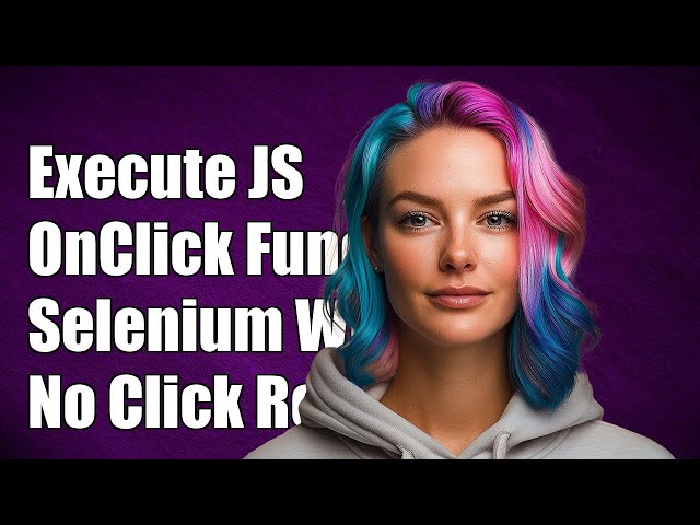 Execute JavaScript OnClick Function in Selenium WebDriver Without Click