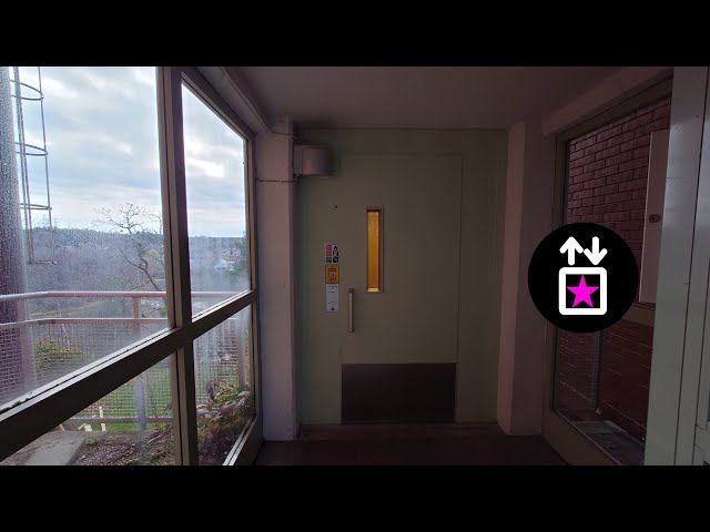 Stockholm, SWE: 1983 KONE Hydraulic Elevator at Bäverdammsgränd 116