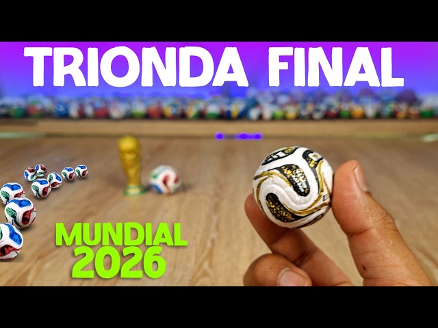 ✅ How to make the 2026 WORLD CUP Final "Trionda" Ball in Miniature Step by Step ⚽