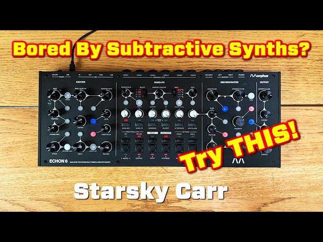 The Strangest, Most Interesting Synth I've Played This Year (Morphor Echon6)