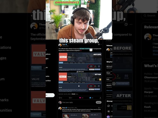 56 Less Devs in Valve Steam Group for Employees  #cs2 #csgo #gaming