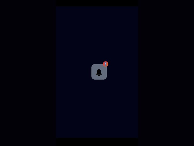 Tricks: 55/100 CSS Floating Notification Badge#CSSUI #MicroInteractions #FrontendMagic #WebAnimation