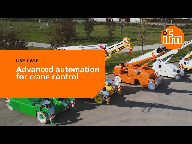 🏗️ How electric cranes become safer & smarter with ifm automation [Use-Case]