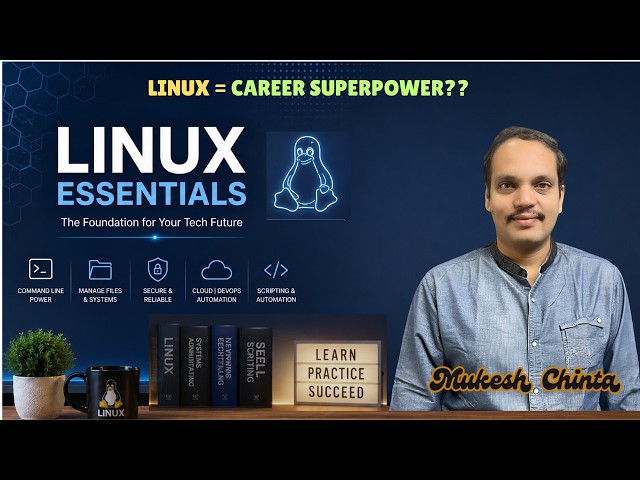 Linux: Hidden Technology Powering AI, Cloud, Cybersecurity & Software Careers - NDG LINUX Essentials