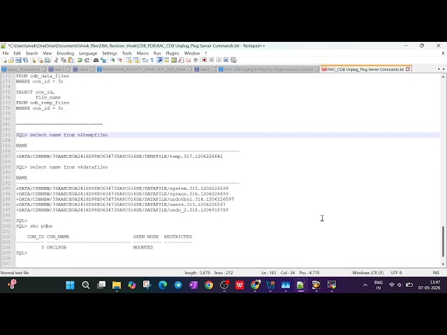 Oracle 19c PDB Migration from 2-Node RAC to Single Instance | Step-by-Step Oracle DBA Tutorial
