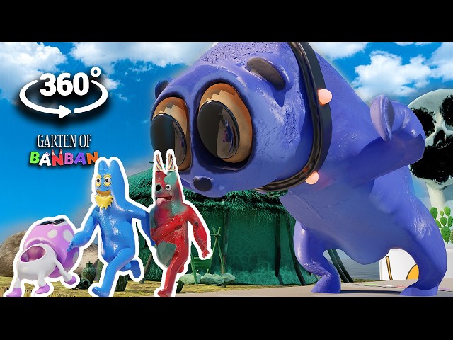 Garten of Banban 8 in 360° VR - Boss Miss Mimicker Chase YOU!!!
