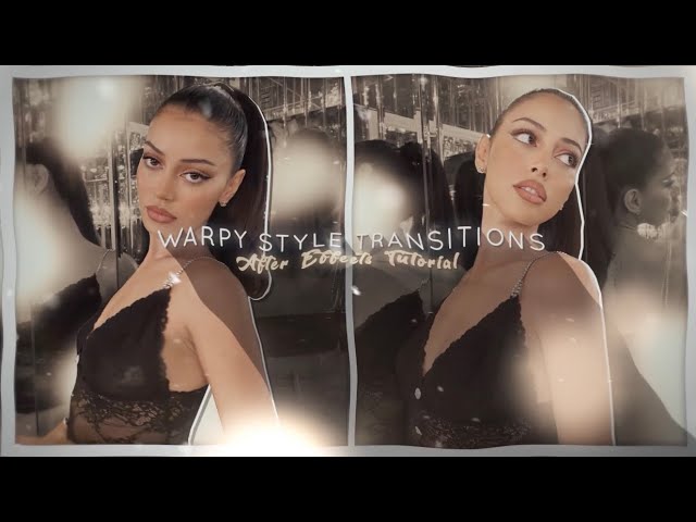 Warpy style transitions | After Effects tutorial