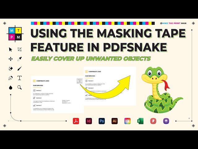 How to Use PDFSnake's Masking Tape Tool to Fix PDFs