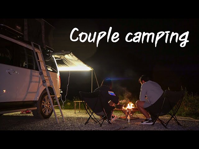 [151] Couple camping in a mountain 800 meters above sea level. | Vlog | Relaxing | Soothing