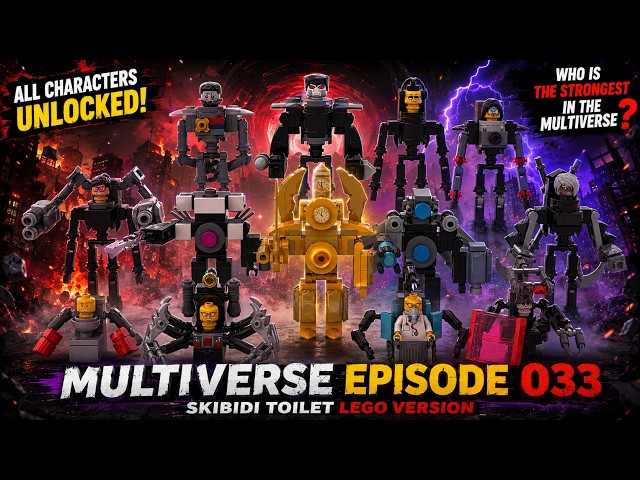 Build Multiverse Episode 033 from Skibidi ToiLet version Lego - Skibidi Toilet LEGO