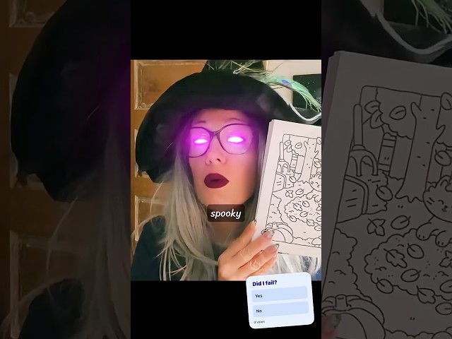 From Cute to Halloween?👻 #coloring #challenge #halloween