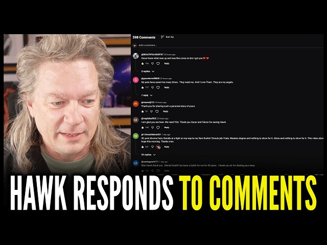 Hawk Responds To Viewer Comments on His Survival Story