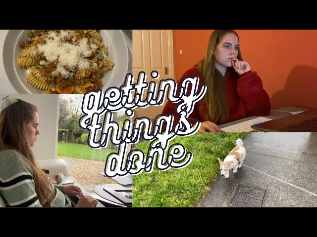 Productive Day in the Life of a PhD Student Vlog | Time Blocked Routine  Virtual Co-working | Luteal