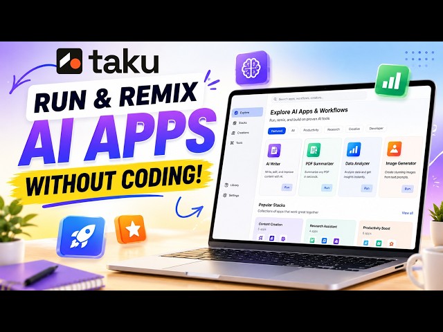 AI Apps Made Easy: No Code, No Setup | Taku AI