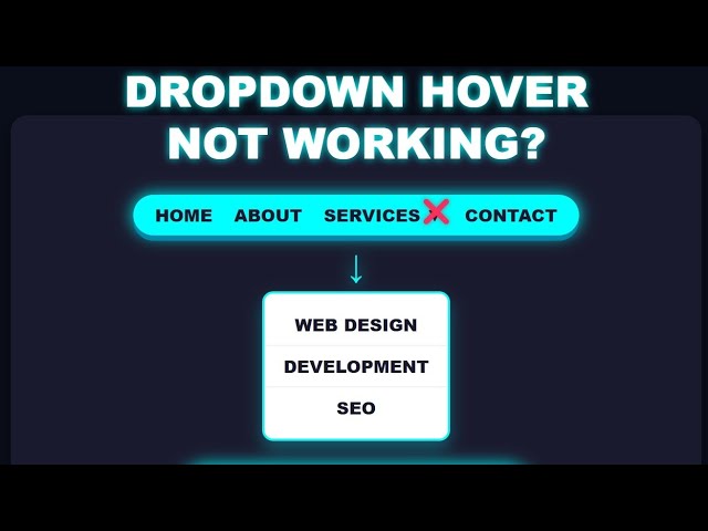 CSS Dropdown Menu Broken? This Fixes It Fast