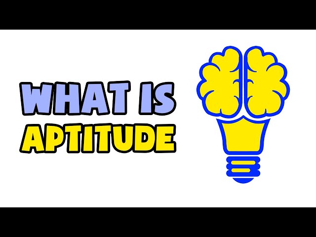 What is Aptitude | Explained in 2 min