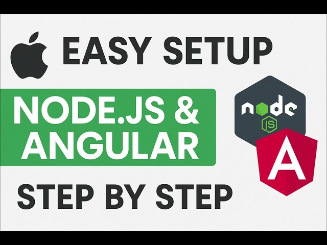 🚀 How to Install NVM, Node.js, npm & Angular on Mac | Complete Step-by-Step Guide 2025 💻"