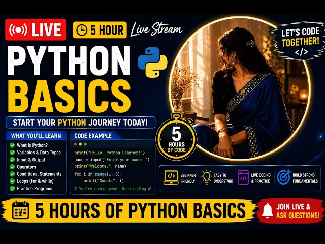 Python  LIVE | join if you are interested only |Python #coding