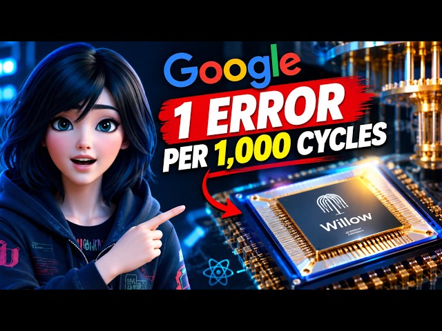Google  Willow Quantum Chip Just Fixed Its Biggest Problem #Quantum #Google #Willow  #ai