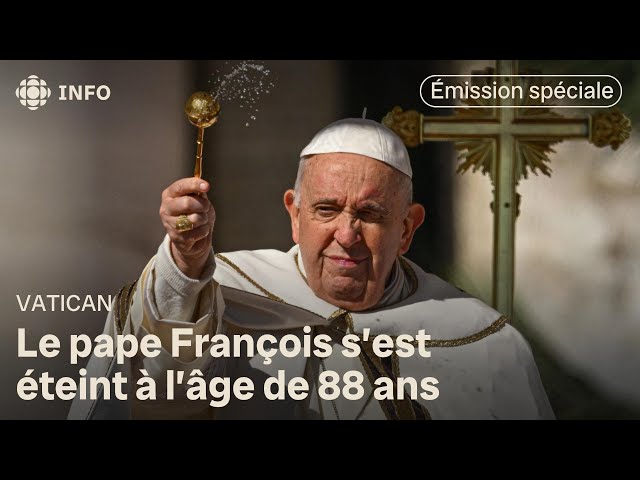 Le pape François est mort à 88 ans : revoyez notre émission spéciale