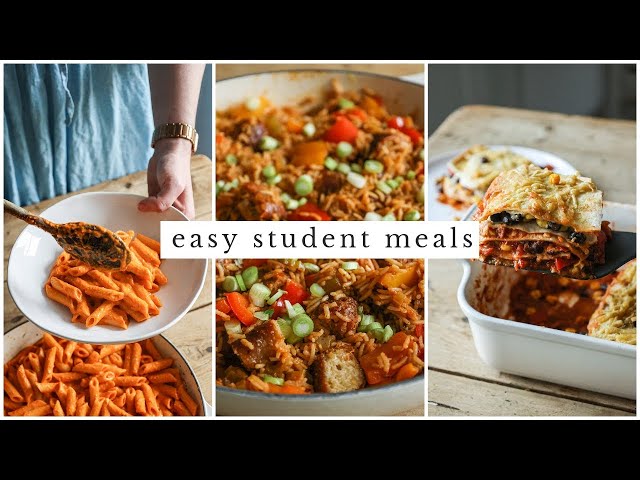 Simple Vegan Student Meals | Budget & Beginner Friendly