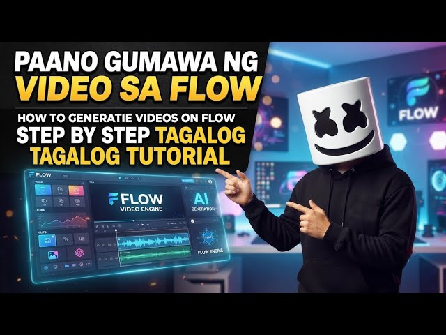 HOW TO GENERATE VIDEOS ON FLOW | STEP BY STEP TAGALOG TUTORIAL | VANILLANOTE