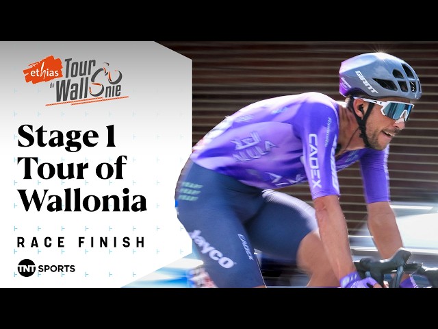 COMPOSED VICTORY! 🙌 | 2026 Stage 1 Tour of Wallonia Final KM's | TNT Sports Cycling