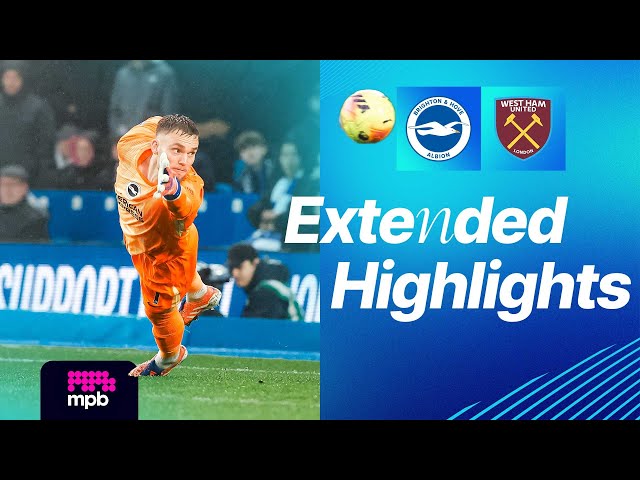 EXTENDED HIGHLIGHTS | Brighton v West Ham | Premier League
