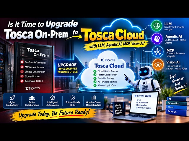 Tosca Cloud FREE LIVE DEMO | Agentic AI, MCP & LLM | Tricentis Tosca Cloud Tutorial