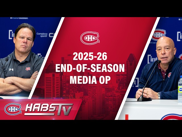 Jeff Gorton and Kent Hughes' end-of-season media op | FULL PRESS CONFERENCE