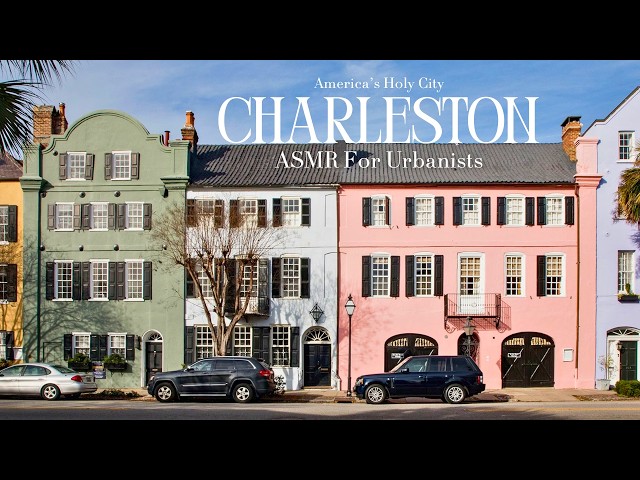 Letting You Explore Charleston | Urban ASMR (No Commentary) | Raw 4K Footage