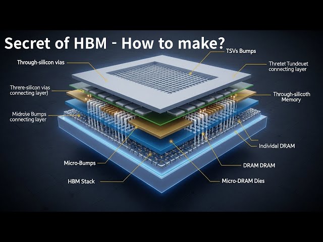 Secret of HBM Production Revealed - The 12 Steps That Power AI