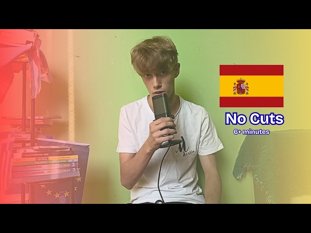 I spoke SPANISH for  6 minutes (No Cuts, No Script)