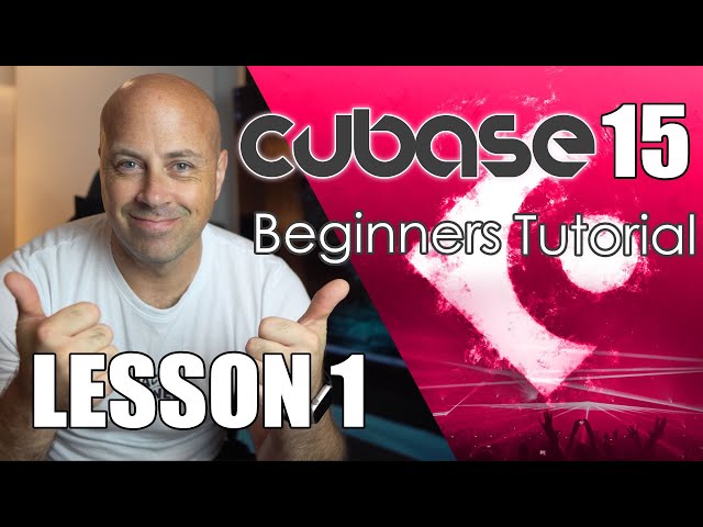Cubase 15 Beginner Tutorial - Lesson 01 - Making A Drum Beat