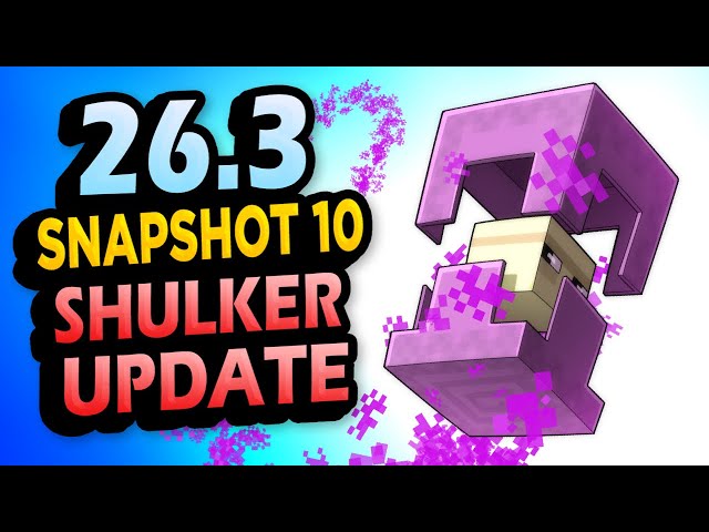 ✅ IMPROVED SHULKER 👉 26.3 Snapshot 10 Minecraft