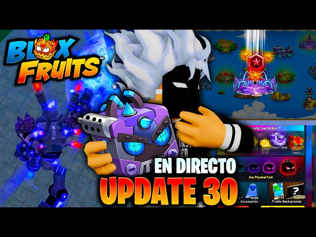 LLEGA la UPDATE 30 de BLOX FRUITS en DIRECTO🧲 SEA 1 REWORK + MAGNET