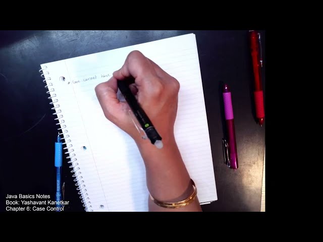 Java Basics Notes -Chapter6-Case Control Statements