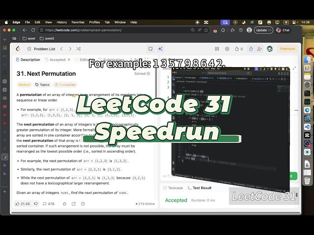 LeetCode 31 Next Permutation