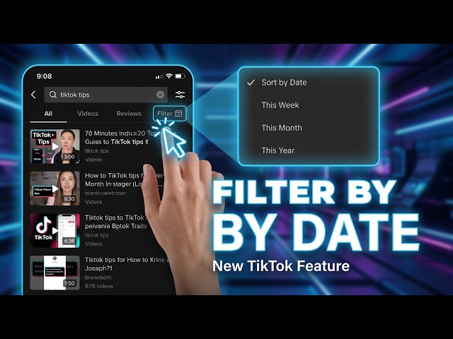 How To Filter TikTok Search Results By Date